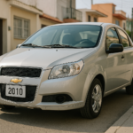 Chevrolet Aveo 2010 usado en excelentes condiciones estacionado en México