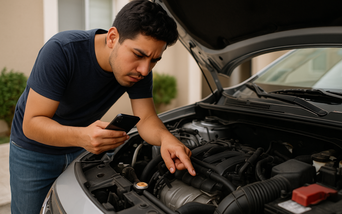 Inspección detallada de motor de Chevrolet Aveo 2018 antes de compra