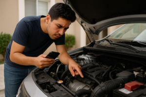 Inspección detallada de motor de Chevrolet Aveo 2018 antes de compra