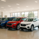 SUVs más vendidas en México agosto 2026 exhibidas en showroom
