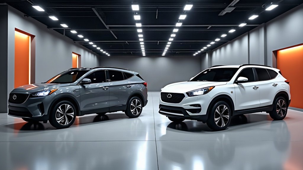 Nissan Kicks vs Honda HR-V comparativa de SUVs en showroom México
